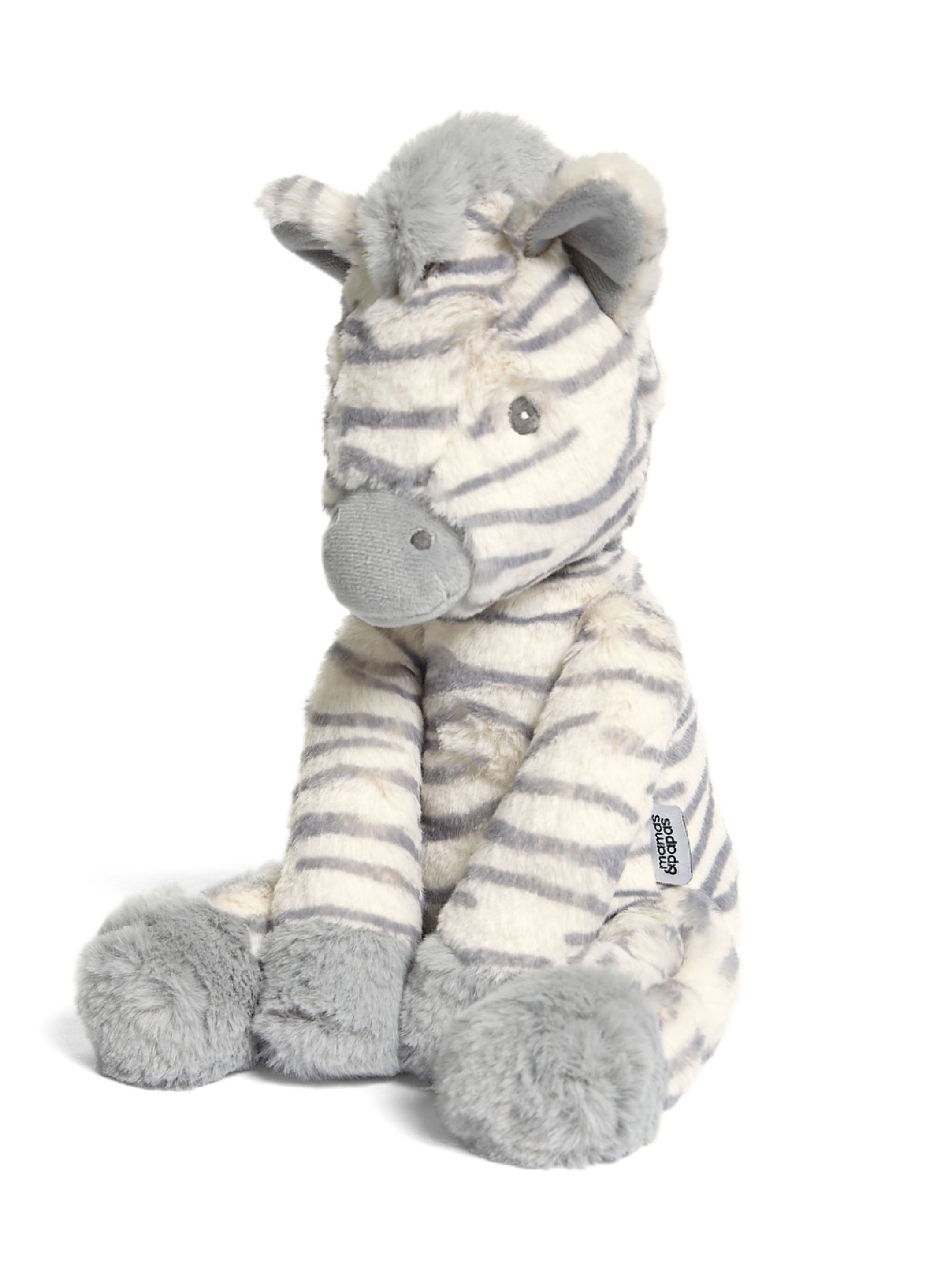 Keepsake Gift Set - Seed Muslin Blanket with Ziggy Zebra Soft Toy, Muslin Squares & Blue Imprint Tin image number 5